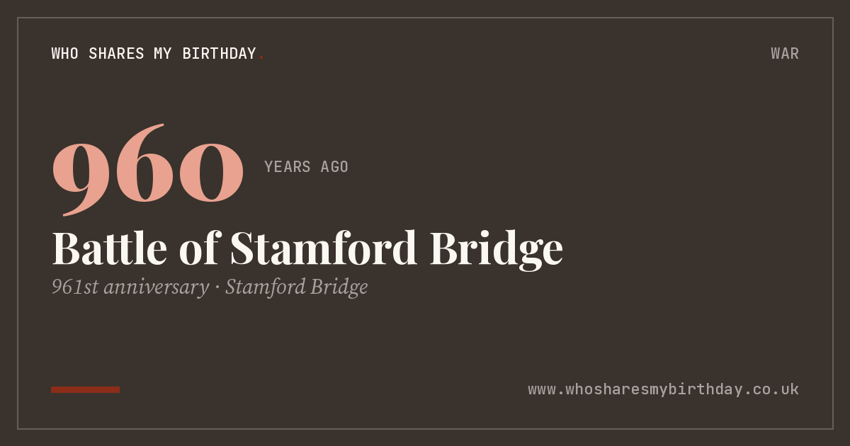 Battle of Stamford Bridge