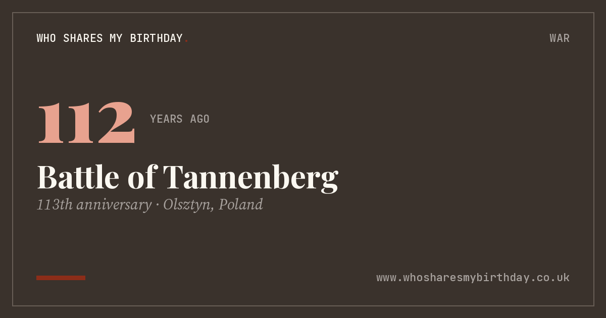 Battle of Tannenberg