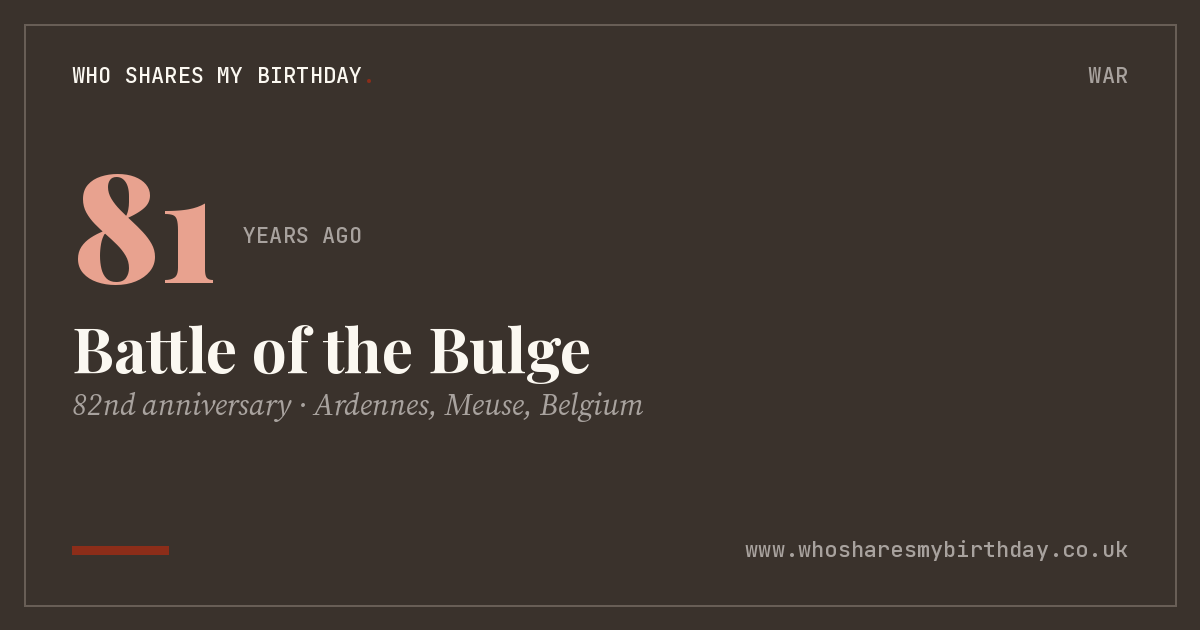 Battle of the Bulge