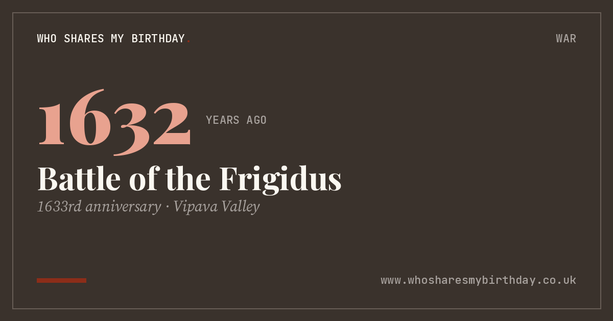 Battle of the Frigidus