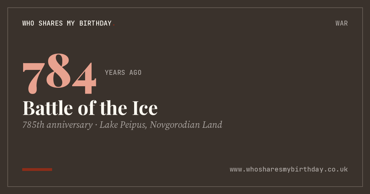 Battle of the Ice