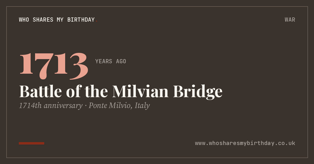 Battle of the Milvian Bridge