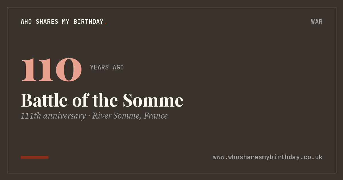 Battle of the Somme