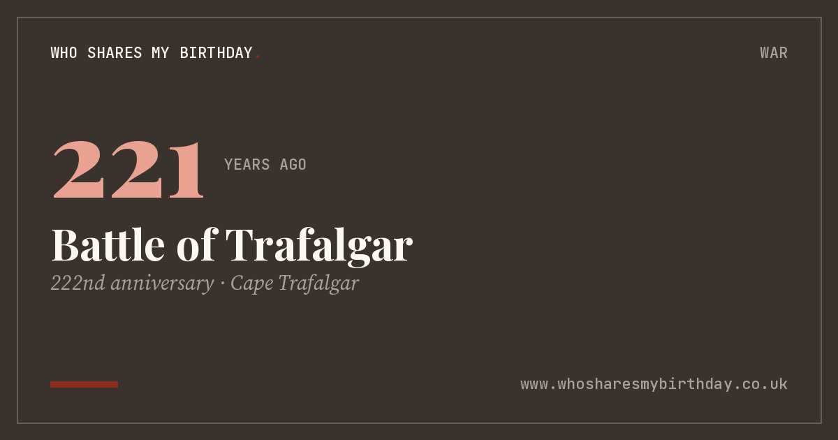 Battle of Trafalgar