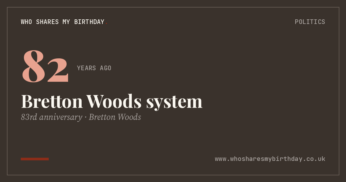 Bretton Woods system