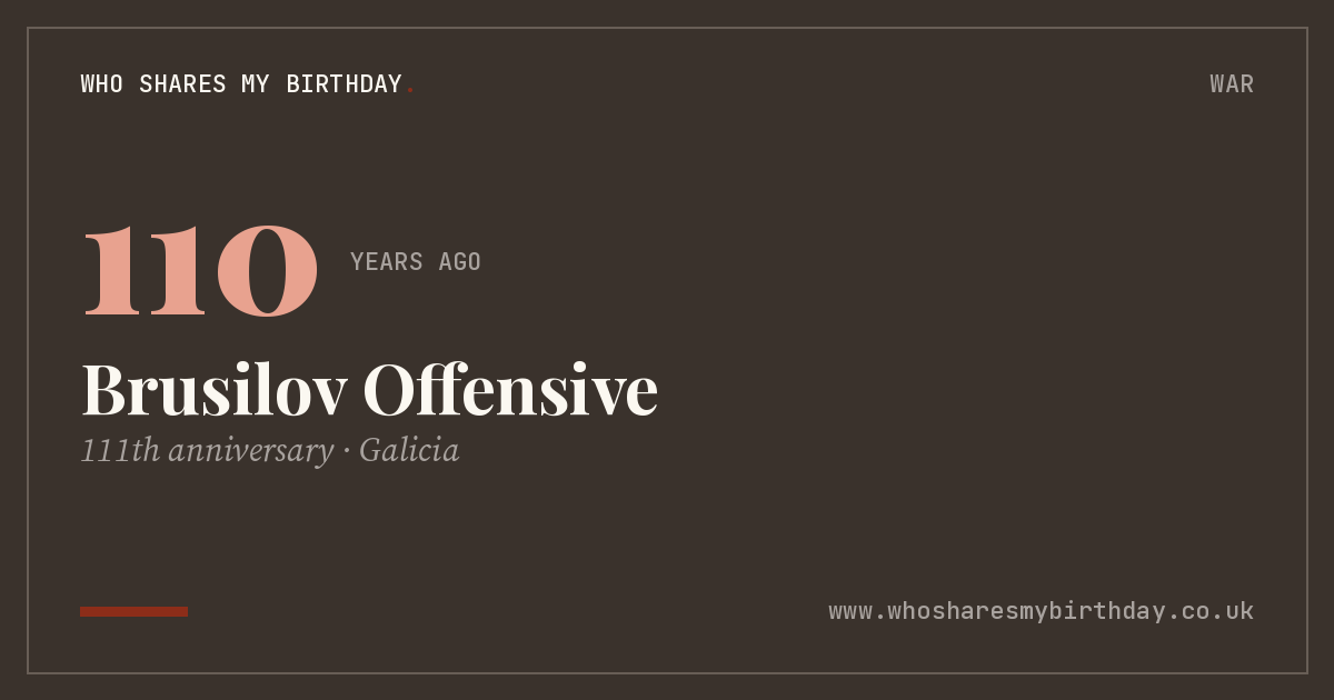 Brusilov Offensive