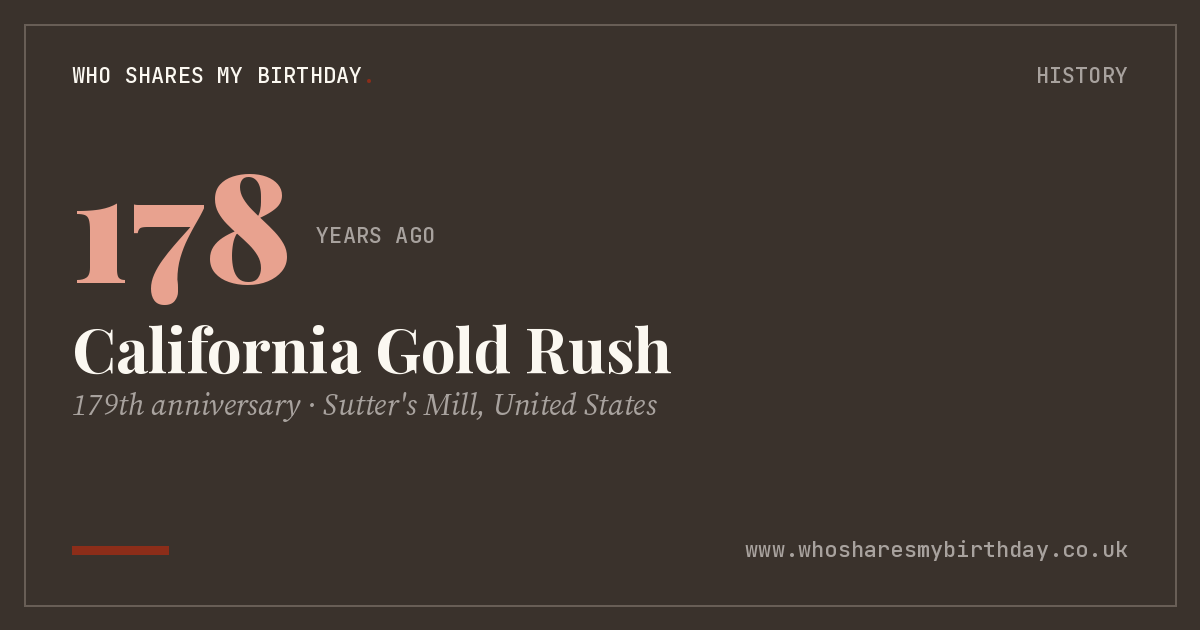 California Gold Rush