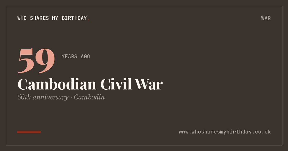 Cambodian Civil War