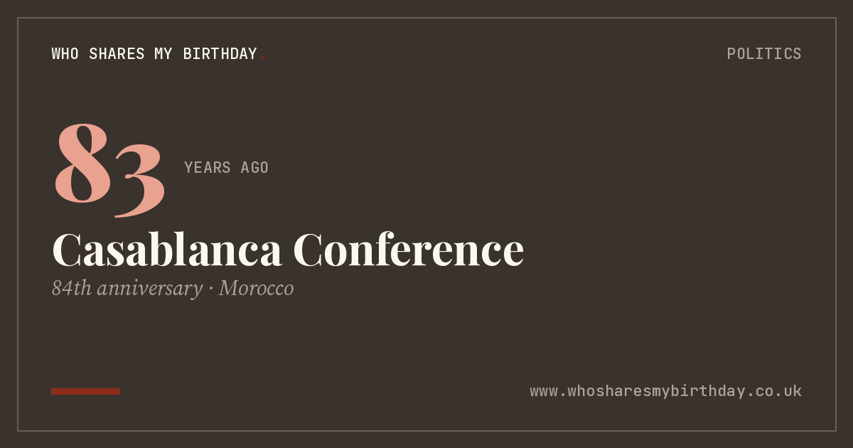 Casablanca Conference