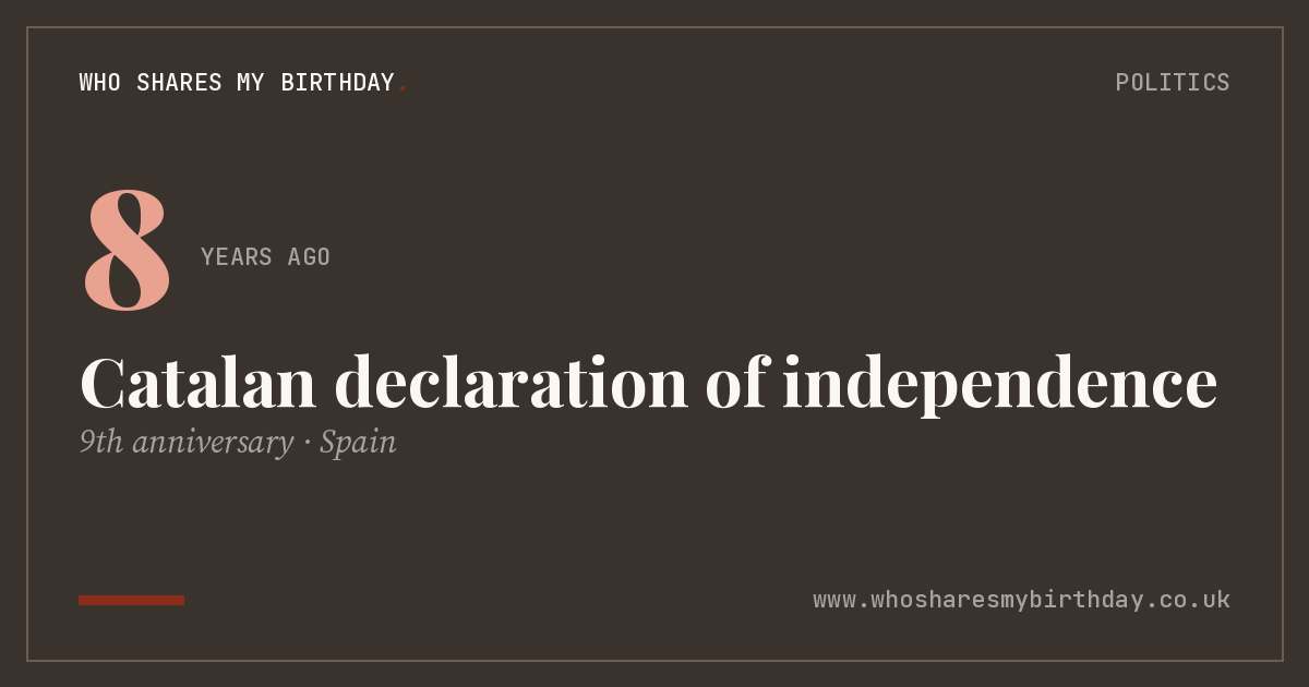 Catalan declaration of independence
