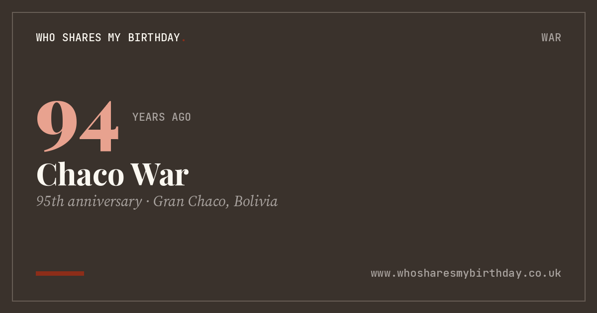 Chaco War
