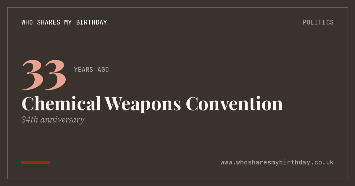 Chemical Weapons Convention