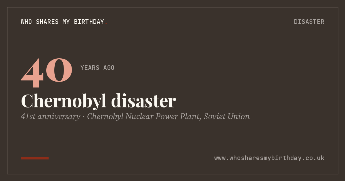 Chernobyl disaster