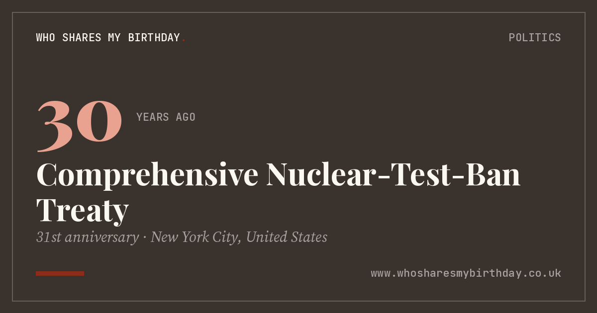 Comprehensive Nuclear-Test-Ban Treaty