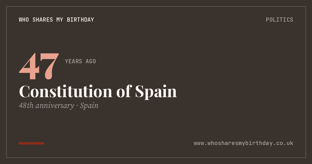 Constitution of Spain