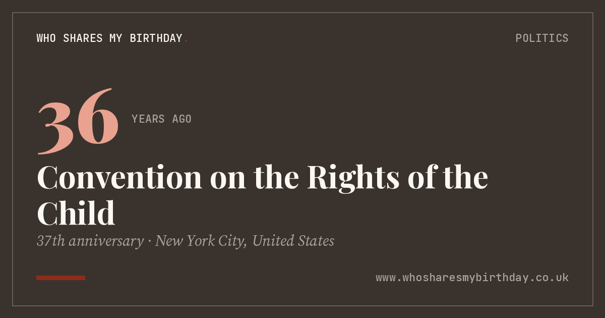 Convention on the Rights of the Child