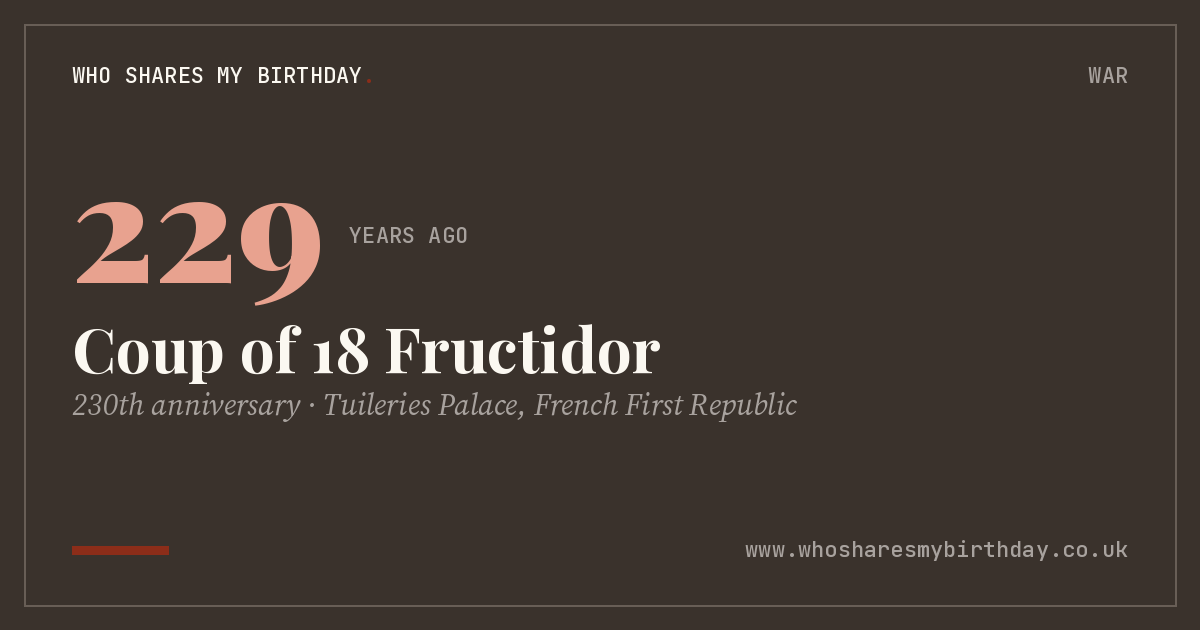 Coup of 18 Fructidor