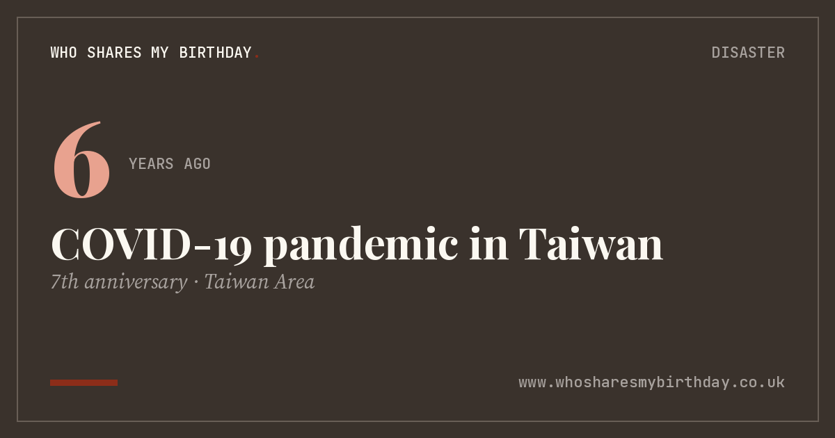 COVID-19 pandemic in Taiwan