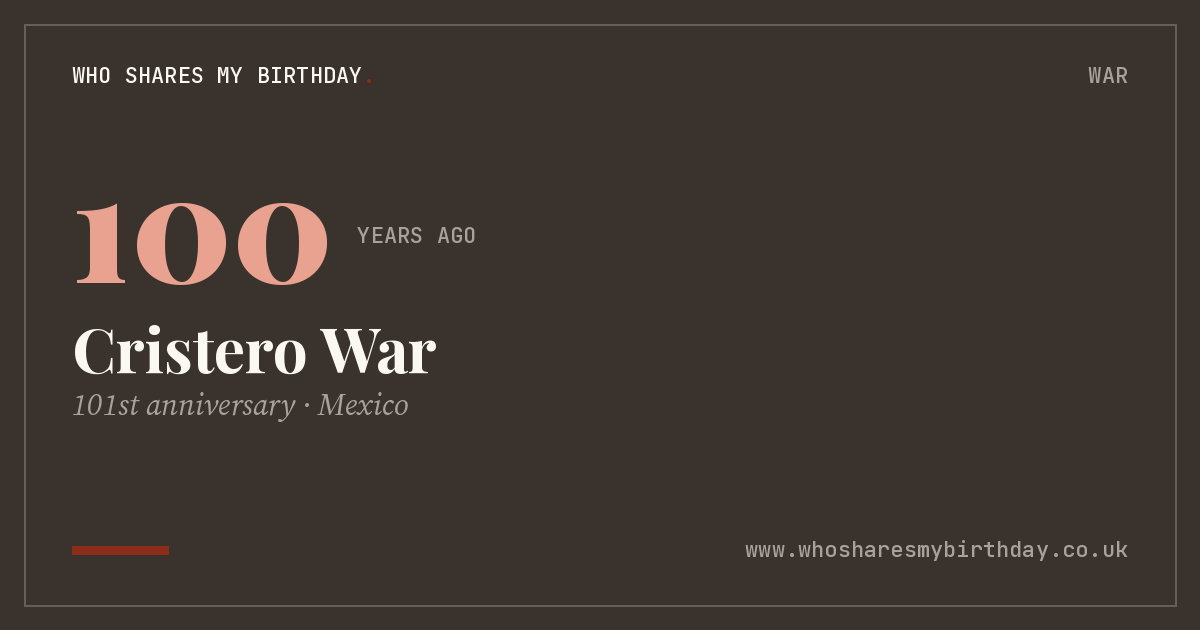 Cristero War