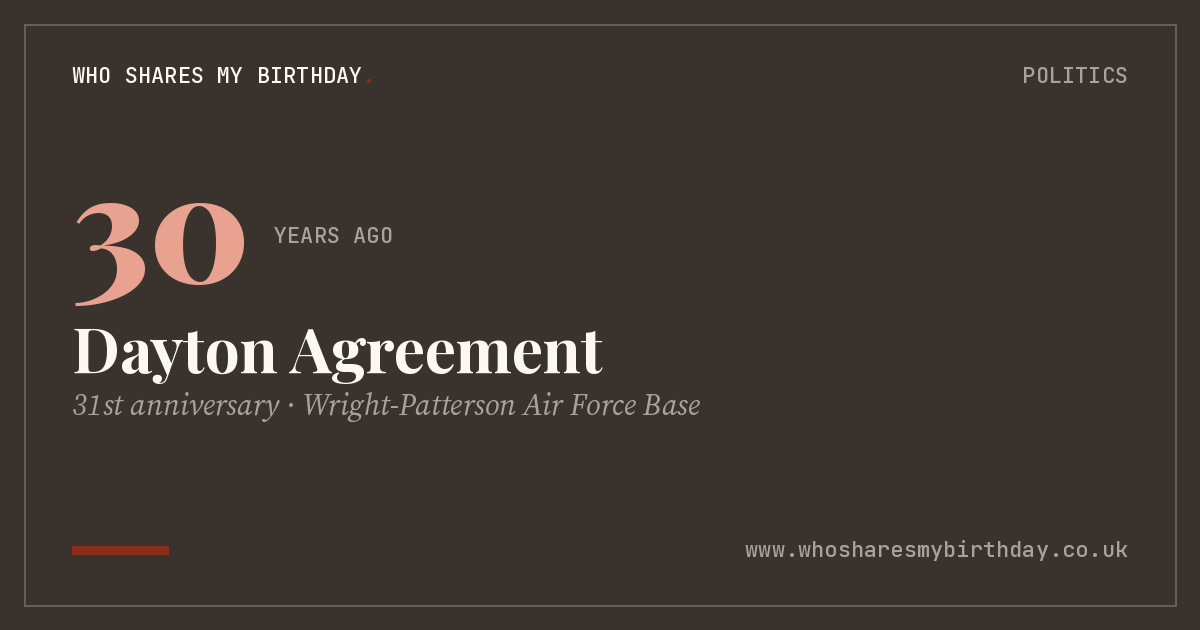 Dayton Agreement