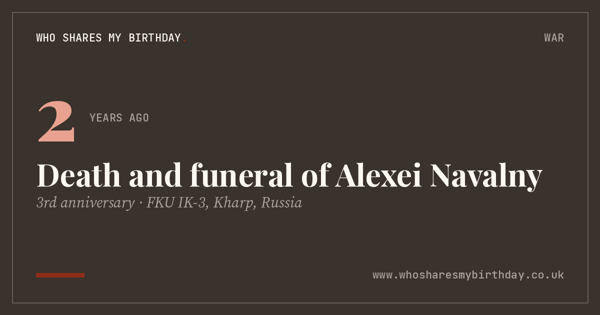 Death and funeral of Alexei Navalny