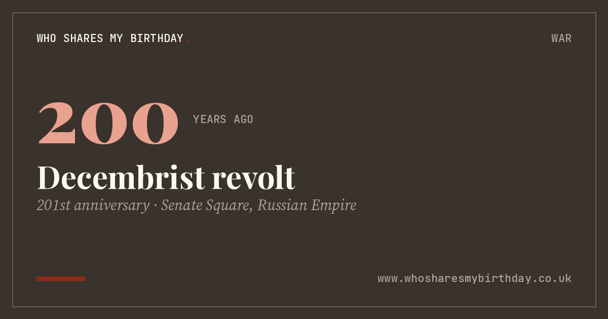 Decembrist revolt