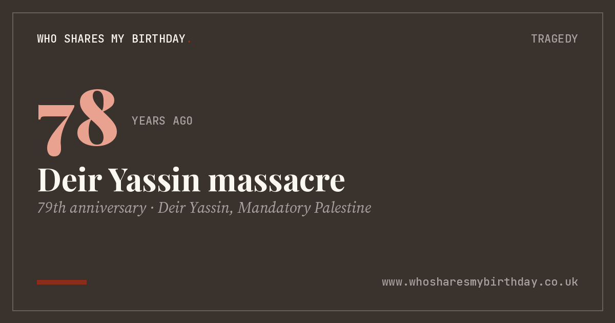 Deir Yassin massacre
