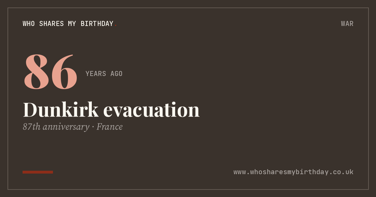 Dunkirk evacuation