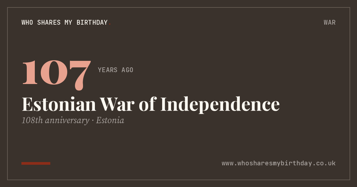 Estonian War of Independence