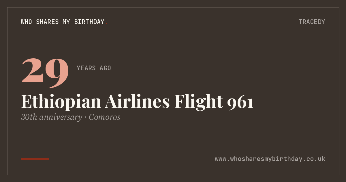 Ethiopian Airlines Flight 961