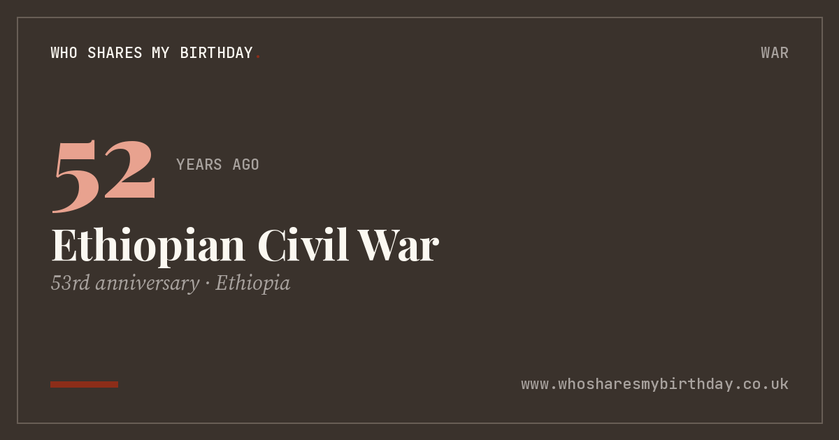 Ethiopian Civil War