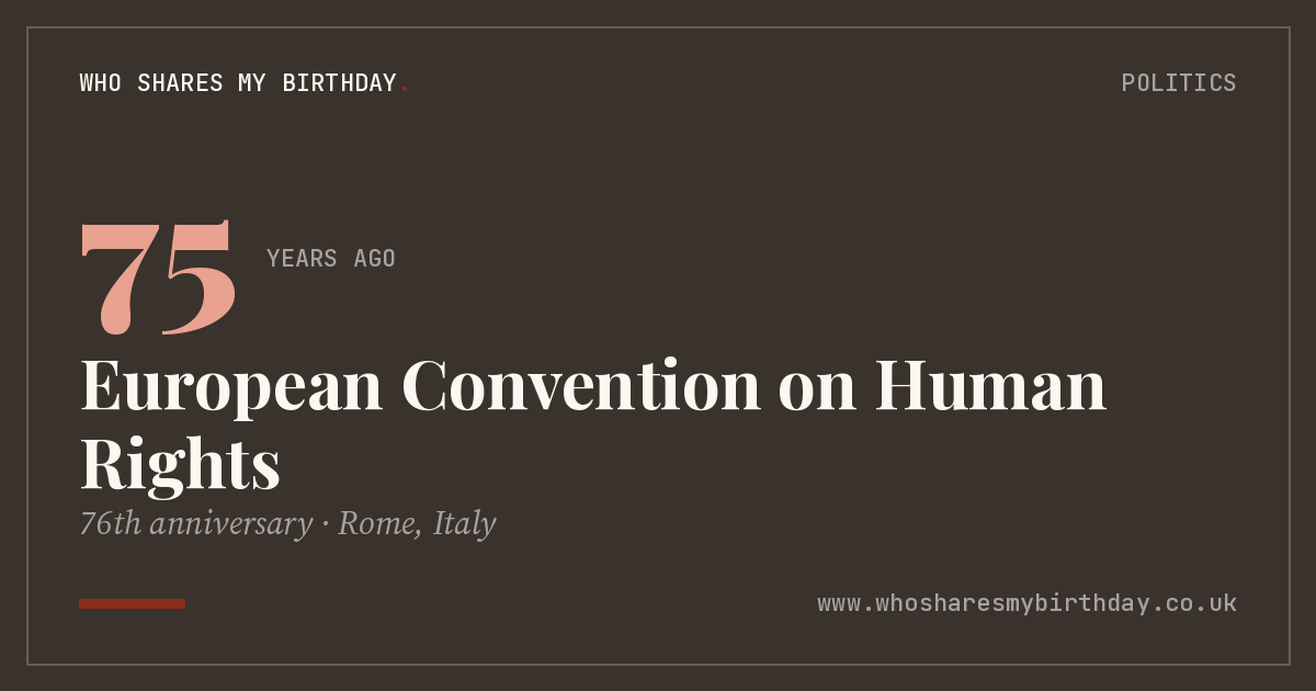 European Convention on Human Rights