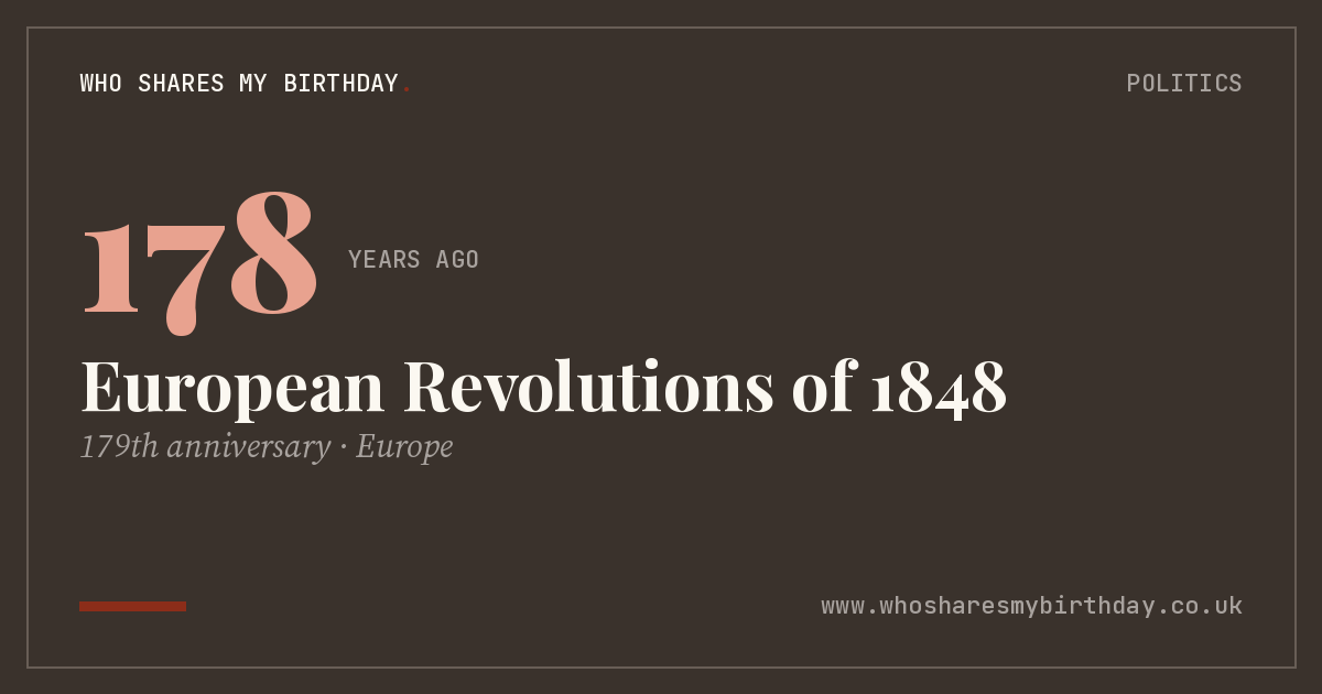 European Revolutions of 1848