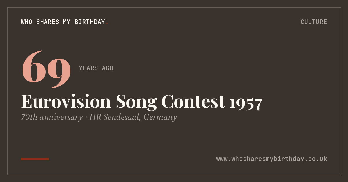 Eurovision Song Contest 1957