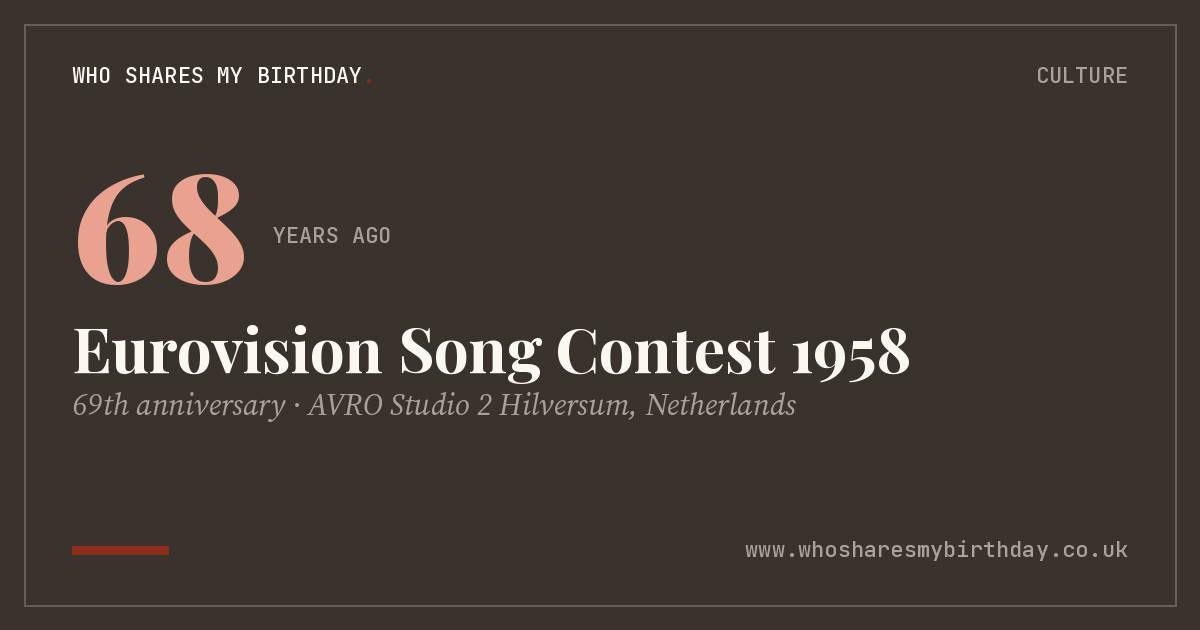 Eurovision Song Contest 1958
