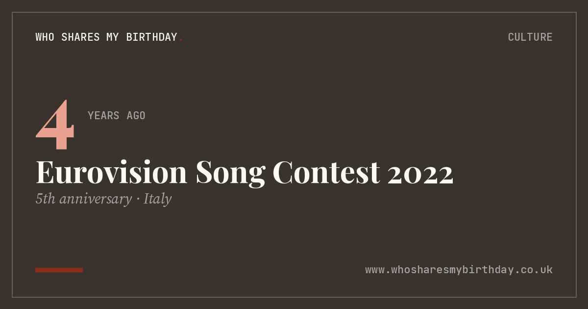 Eurovision Song Contest 2022