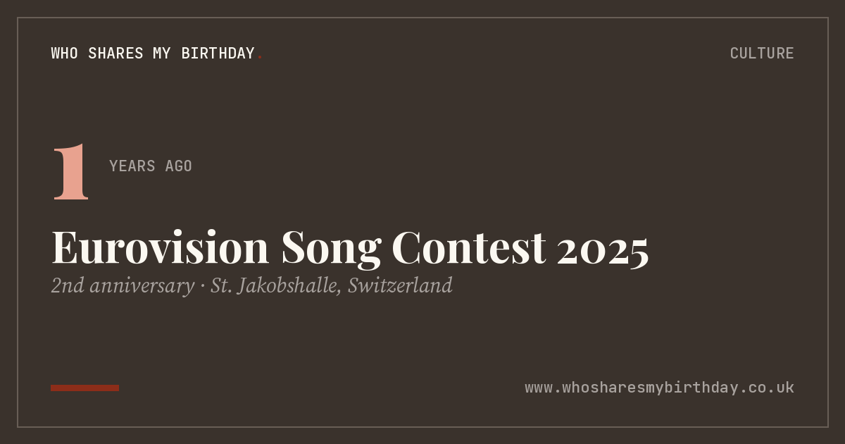 Eurovision Song Contest 2025