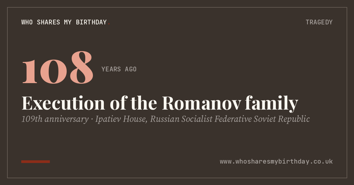 Execution of the Romanov family
