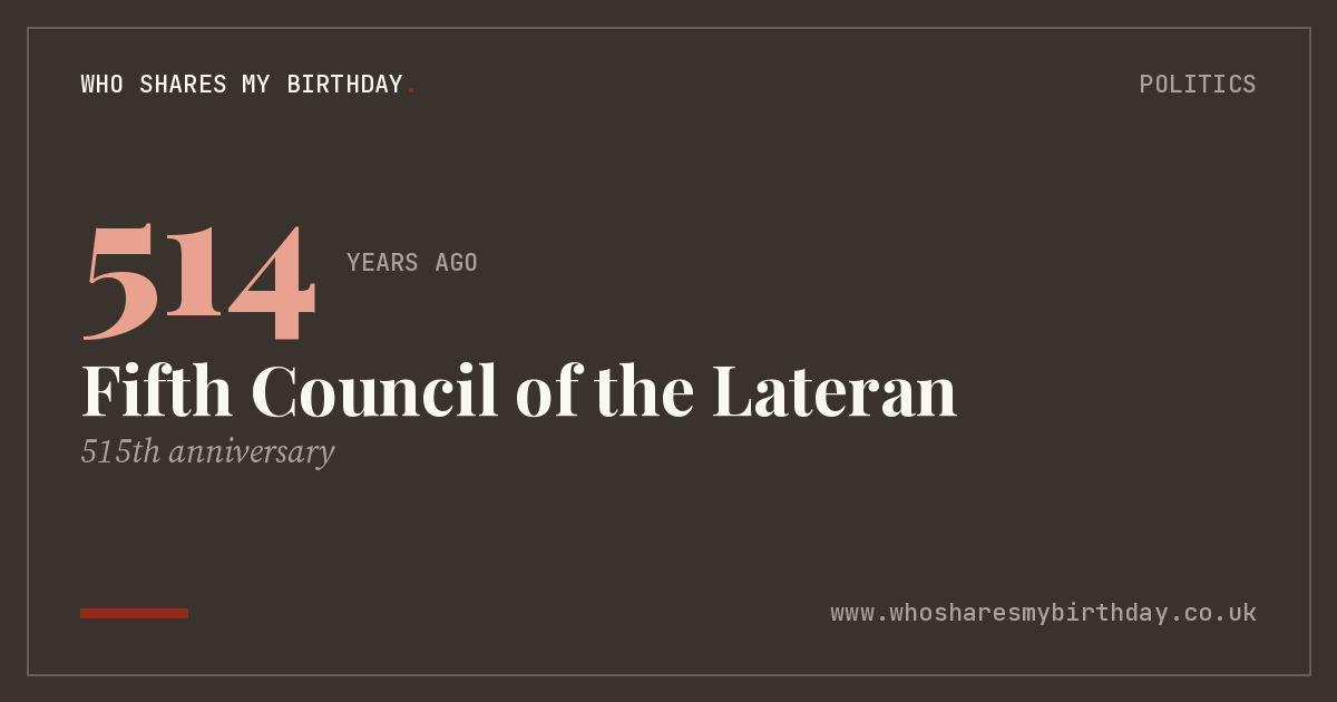 Fifth Council of the Lateran
