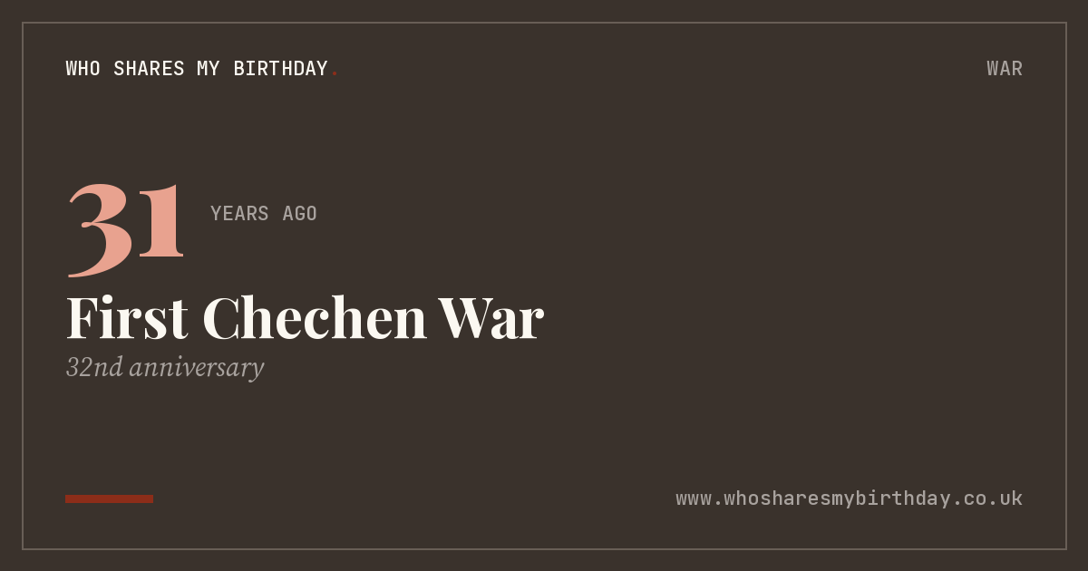 First Chechen War