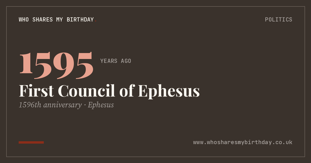 First Council of Ephesus