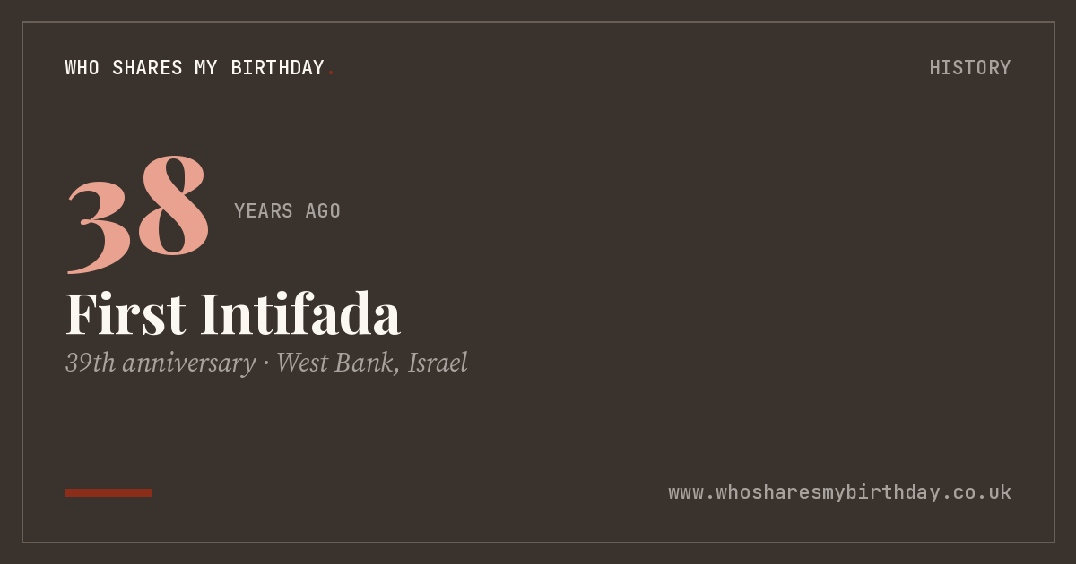 First Intifada