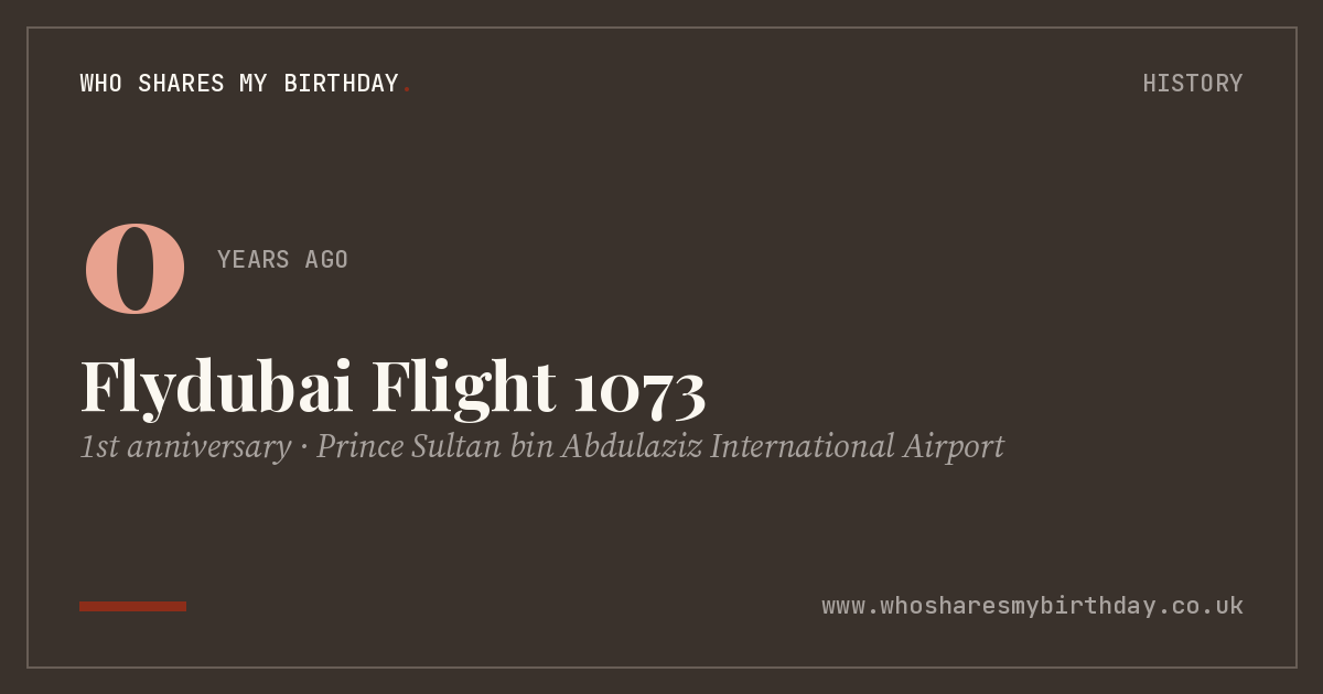 Flydubai Flight 1073