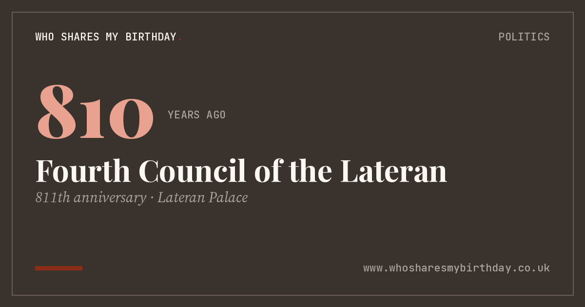 Fourth Council of the Lateran