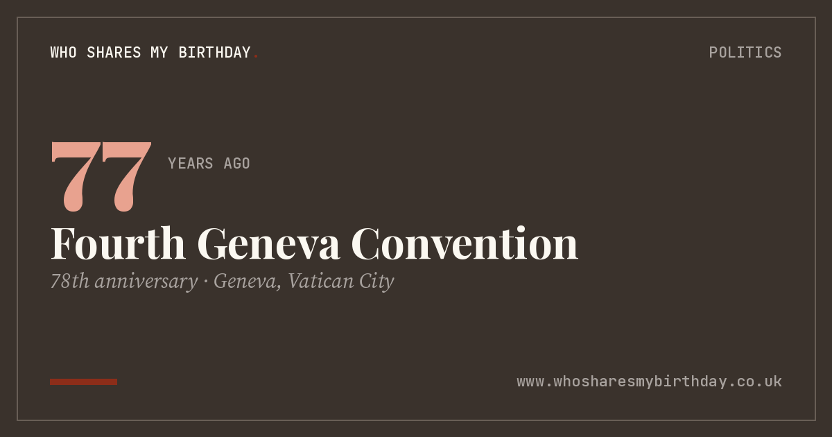 Fourth Geneva Convention