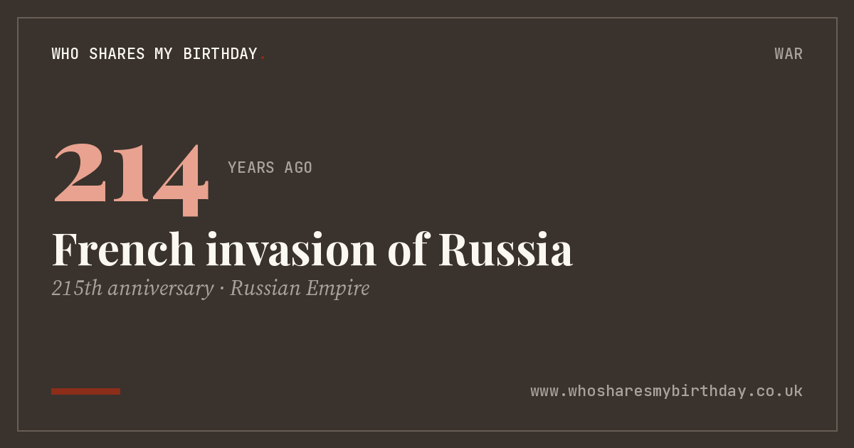 French invasion of Russia