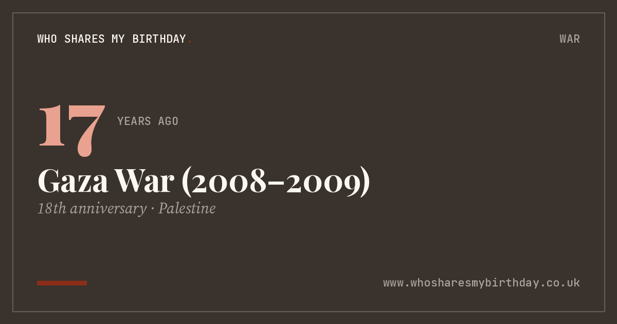 Gaza War (2008–2009)