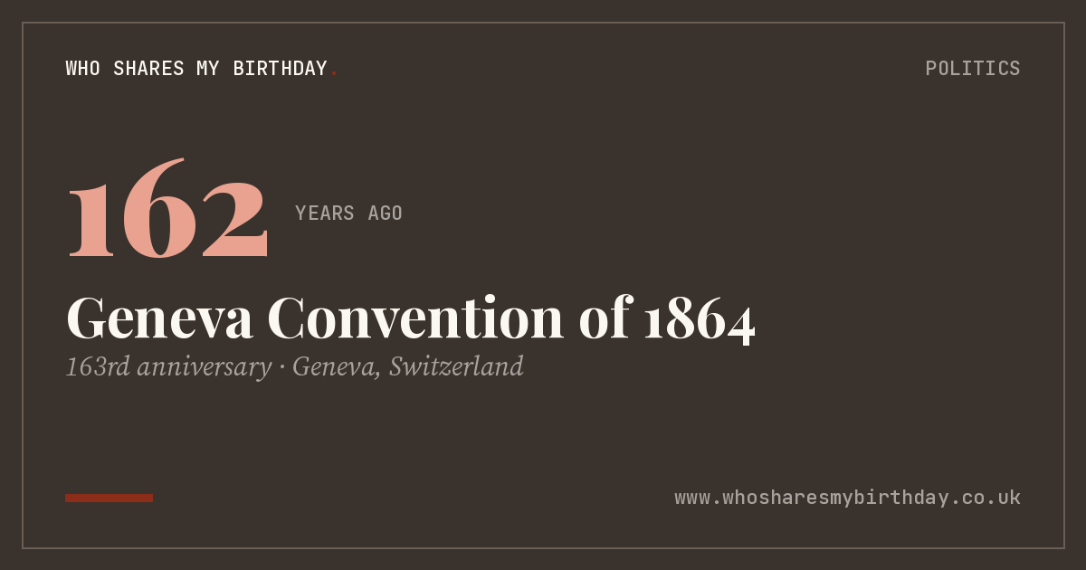 Geneva Convention of 1864