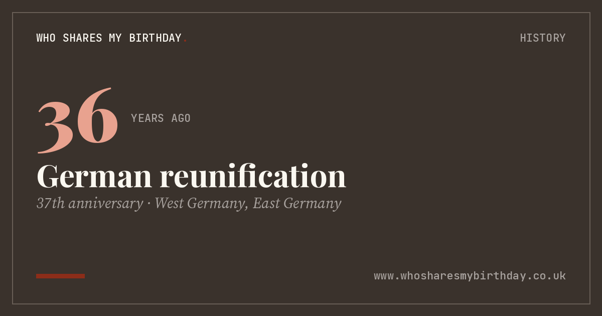 German reunification