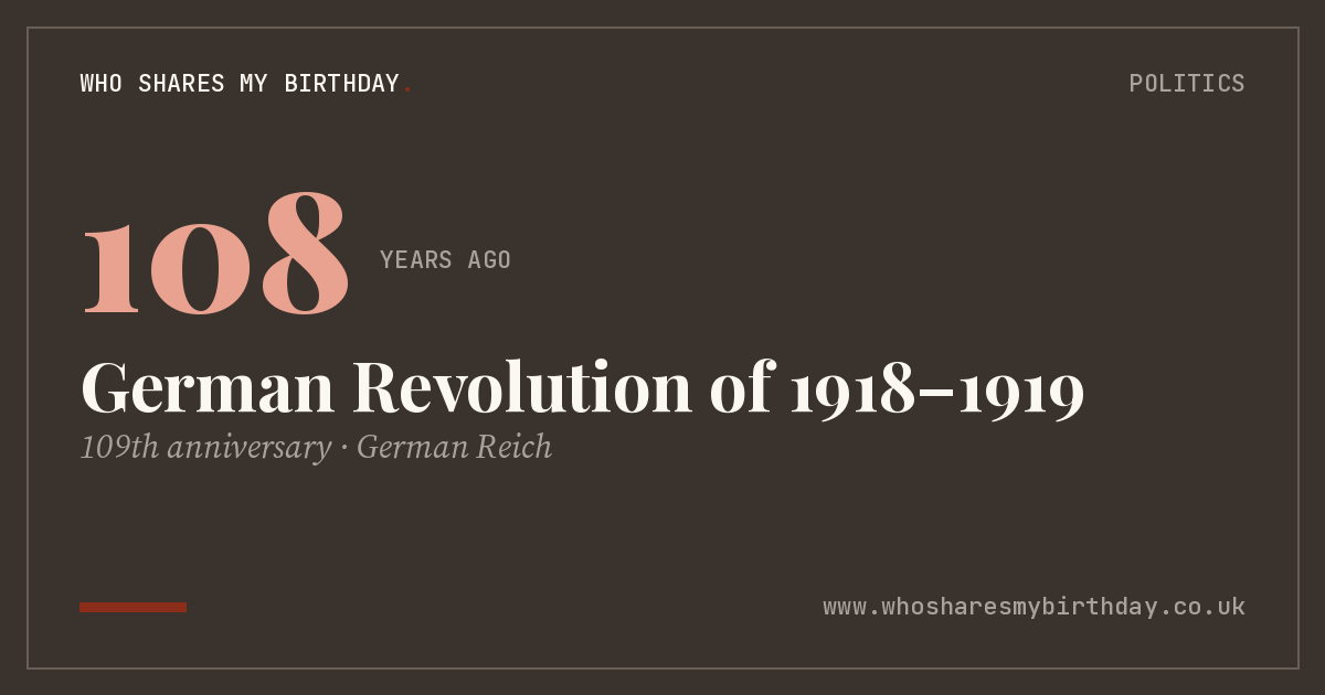 German Revolution of 1918–1919